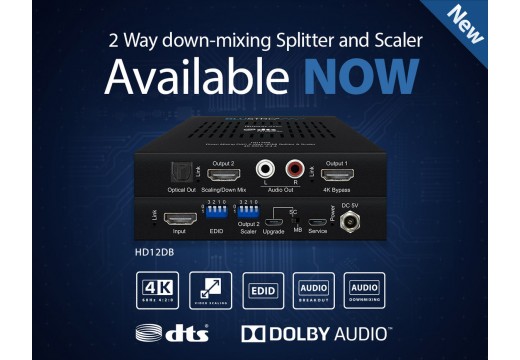 #Blustream lanza el Primer mezclador y escalador con Licencia Oficial Dolby ™ / DTS ™