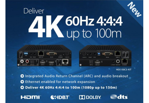 Nuevo Extensor HDMI 150 m  con HDCP 2.2 HDMI 2.0 4K 60Hz 4:4:4 de #Blustream