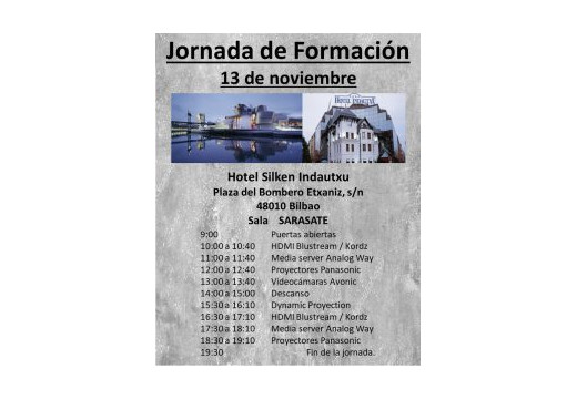 Roadshow Bilbao Próximo 13 de Noviembre de 2018 con ¡Formaciones gratuitas!